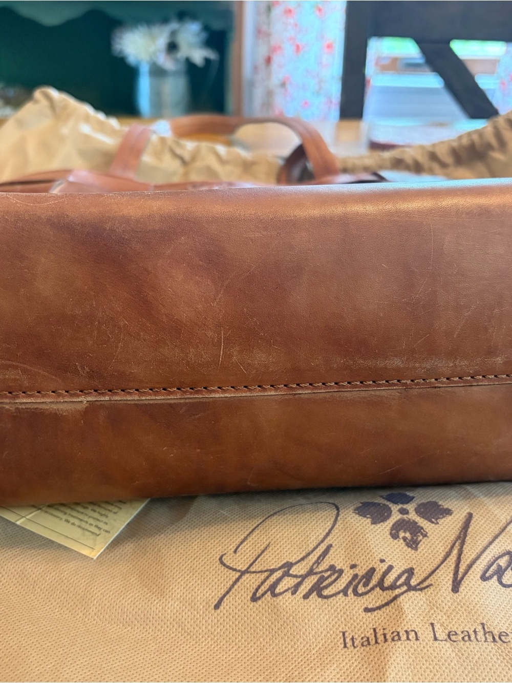 Patricia Nash Woven Leather Tote Bag - Picture 6 of 8